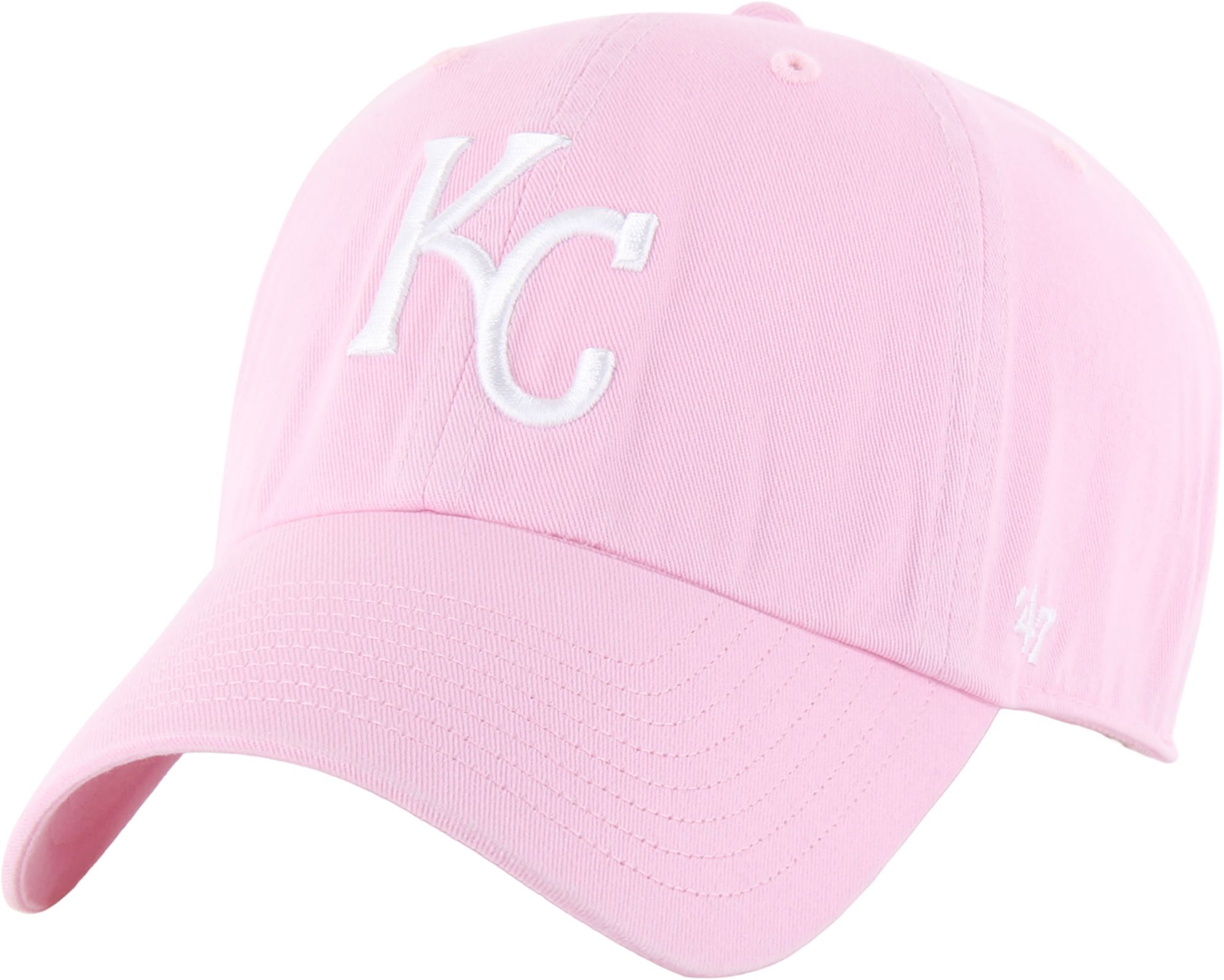 '47 Adult Kansas City Royals Pink Clean Up Adjustable Hat