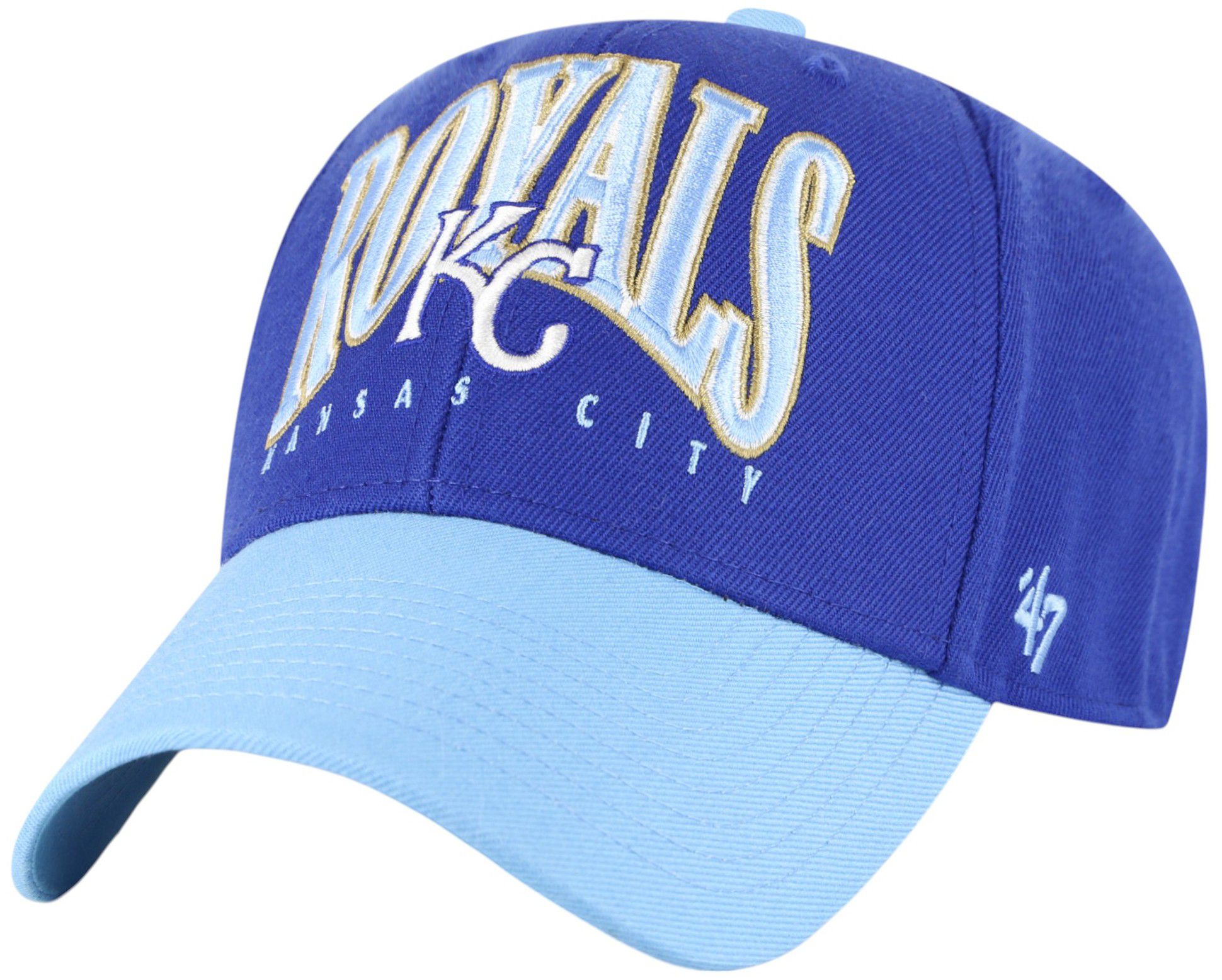 '47 Adult Kansas City Royals Royal Drawbridge MVP Adjustable Hat