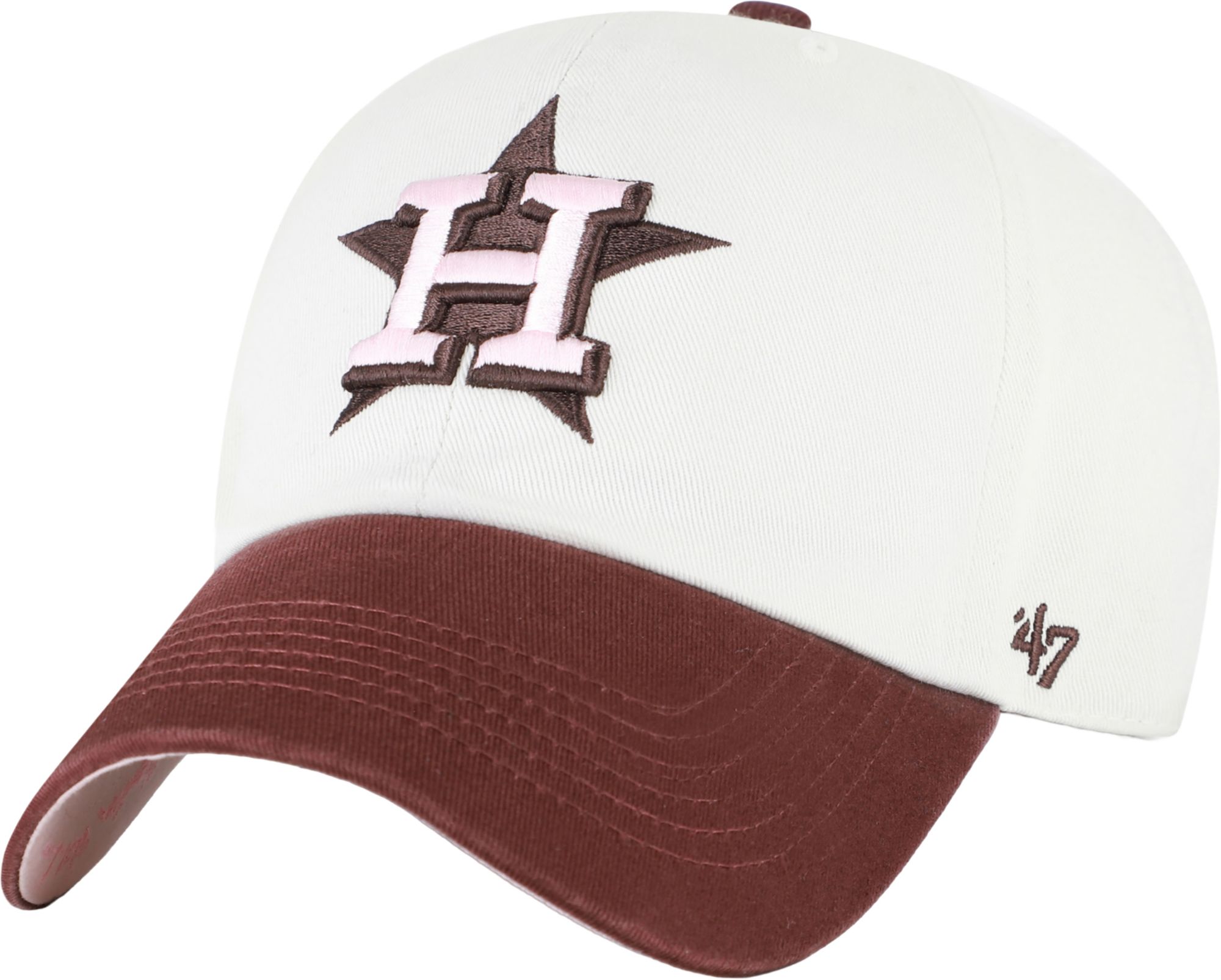 '47 Adult Houston Astros Cream Clean Up Love Letters Adjustable Hat