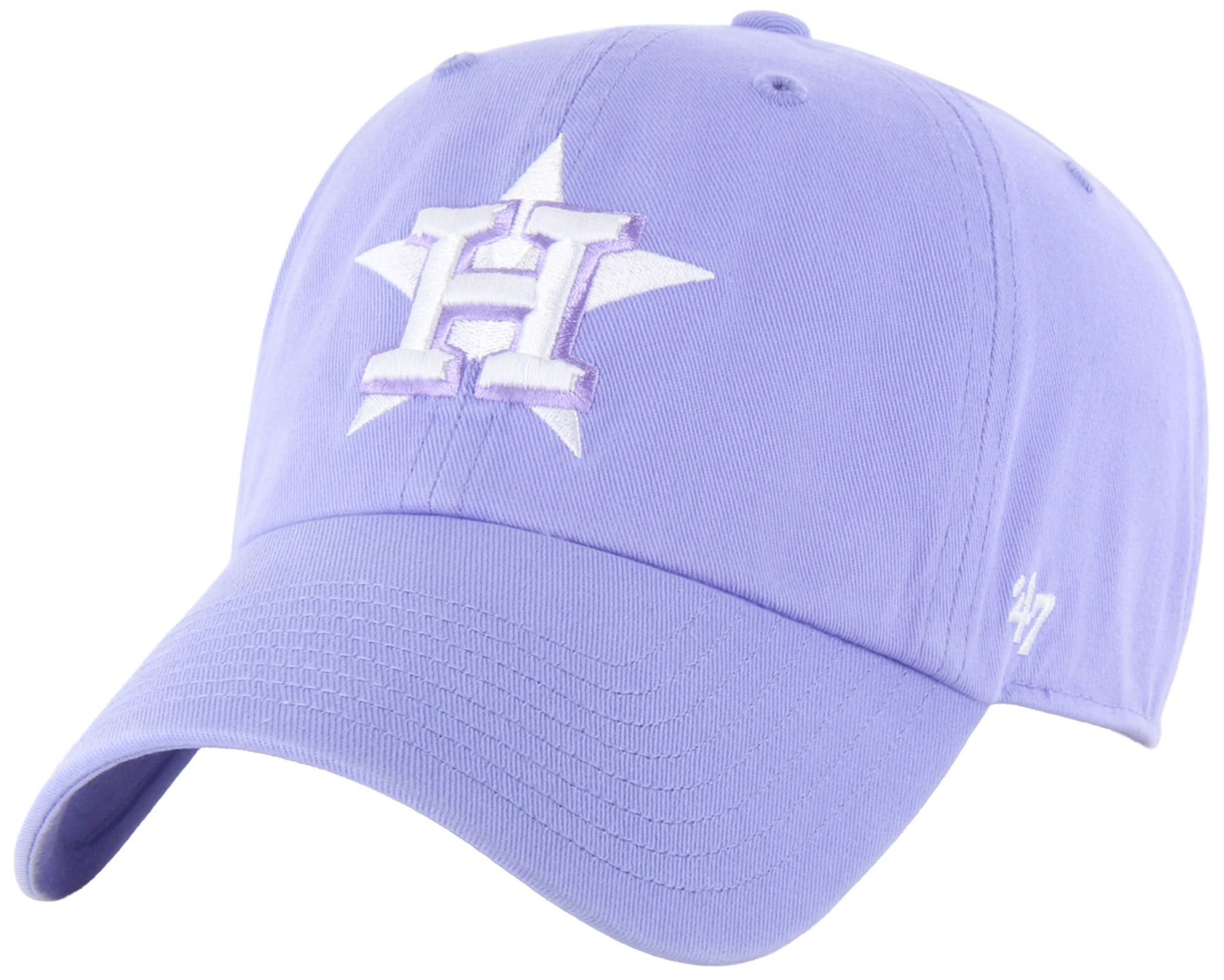 '47 Adult Houston Astros Purple Clean Up Adjustable Hat
