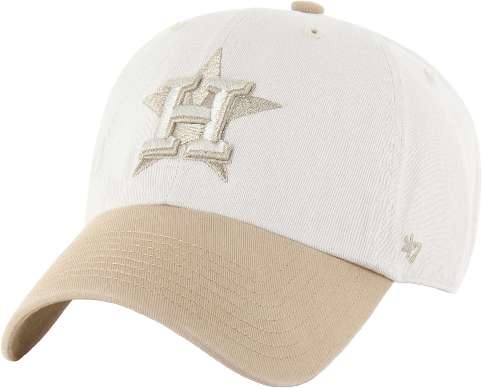 '47 Adult Houston Astros Tan 2 Tone Desert Clean Up Adjustable Hat