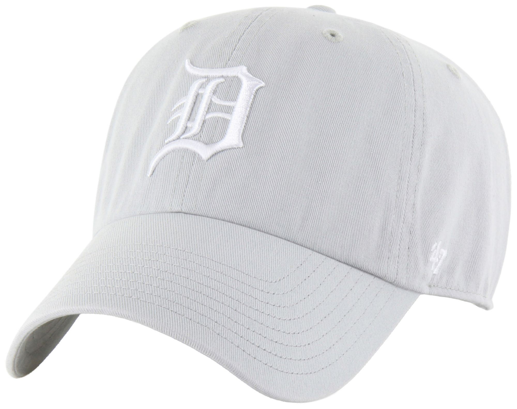 '47 Adult Detroit Tigers Grey Clean Up Adjustable Hat