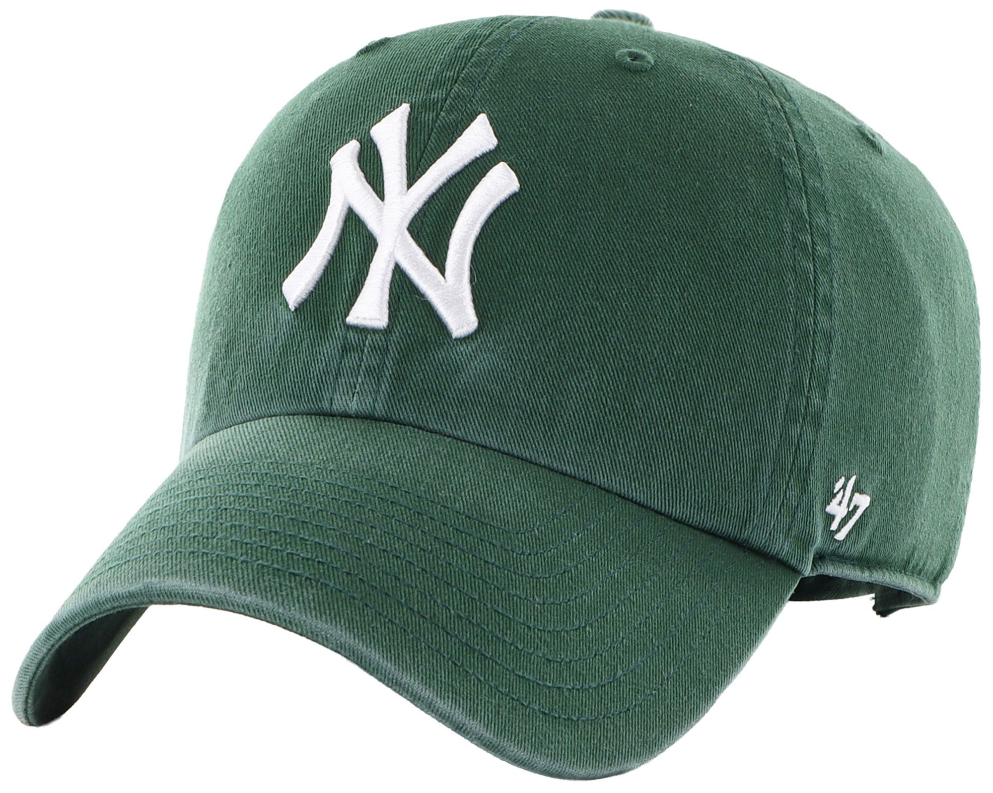 '47 Adult New York Yankees Green Clean Up Adjustable Hat