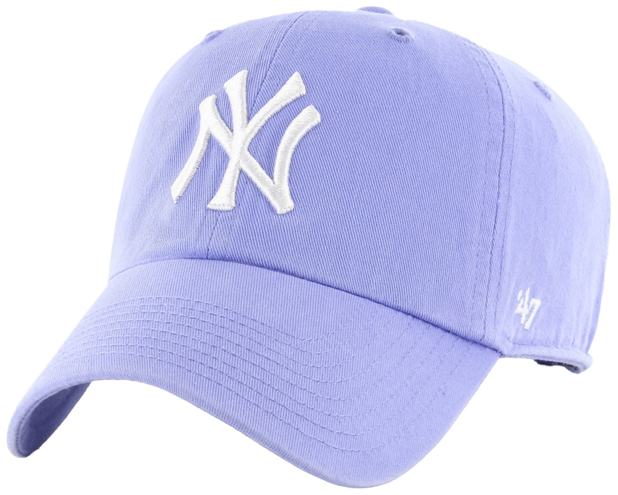 '47 Adult New York Yankees Purple Clean Up Adjustable Hat