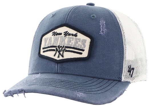 '47 Adult New York Yankees Navy Salvage Adjustable Trucker Hat