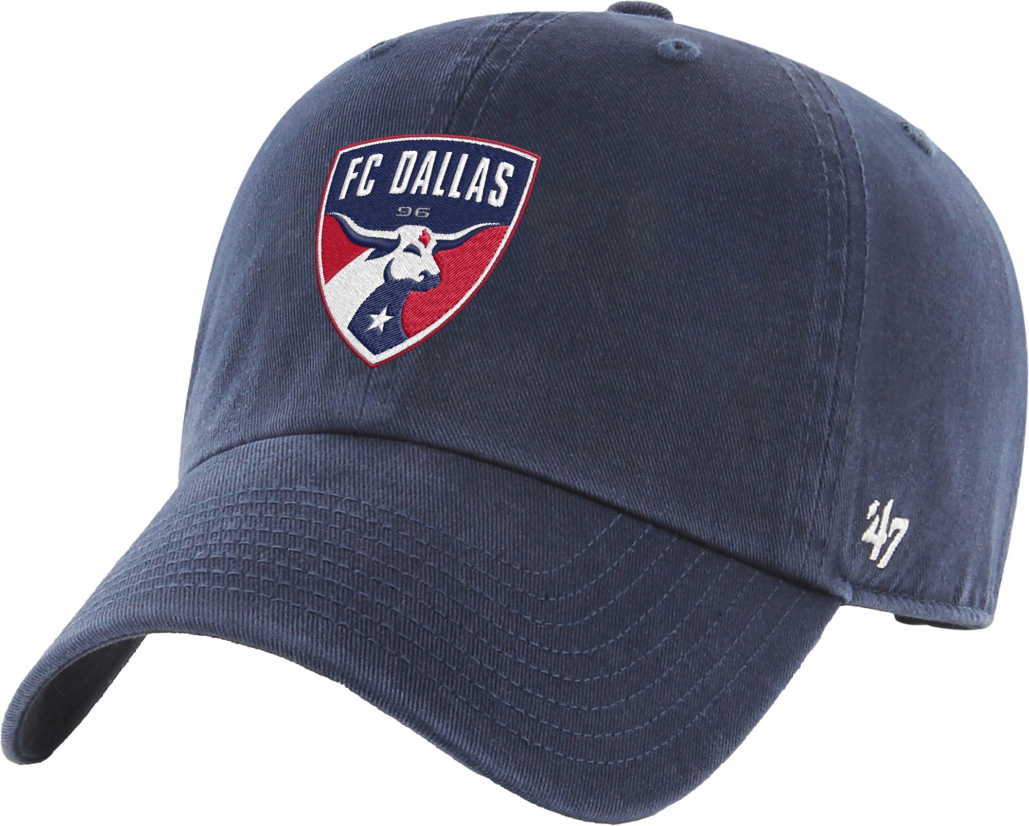 '47 Adult FC Dallas Navy Logo Clean Up Adjustable Hat