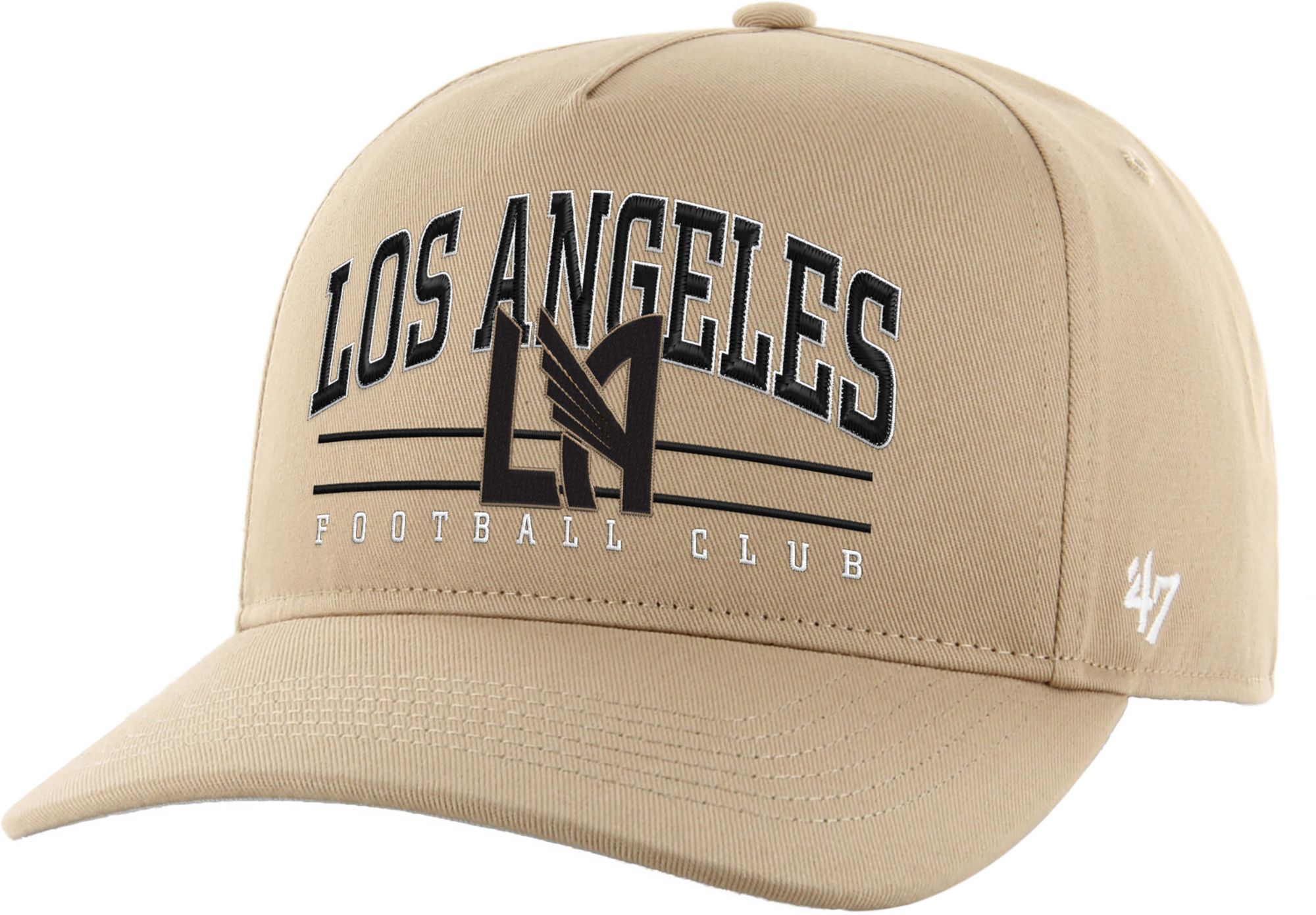 '47 Adult Los Angeles FC Tan Arch Hitch Adjustable Hat