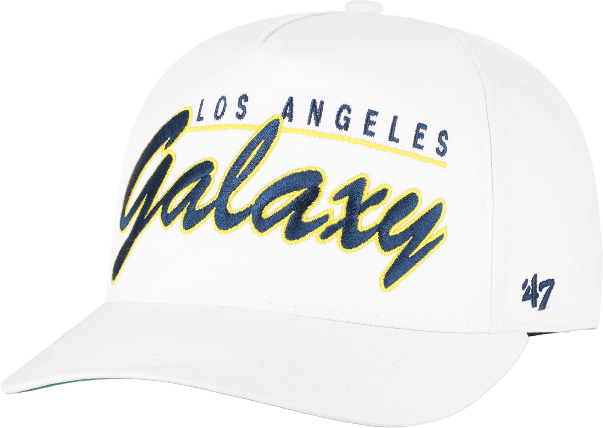 '47 Adult Los Angeles Galaxy White Script Hitch Adjustable Hat