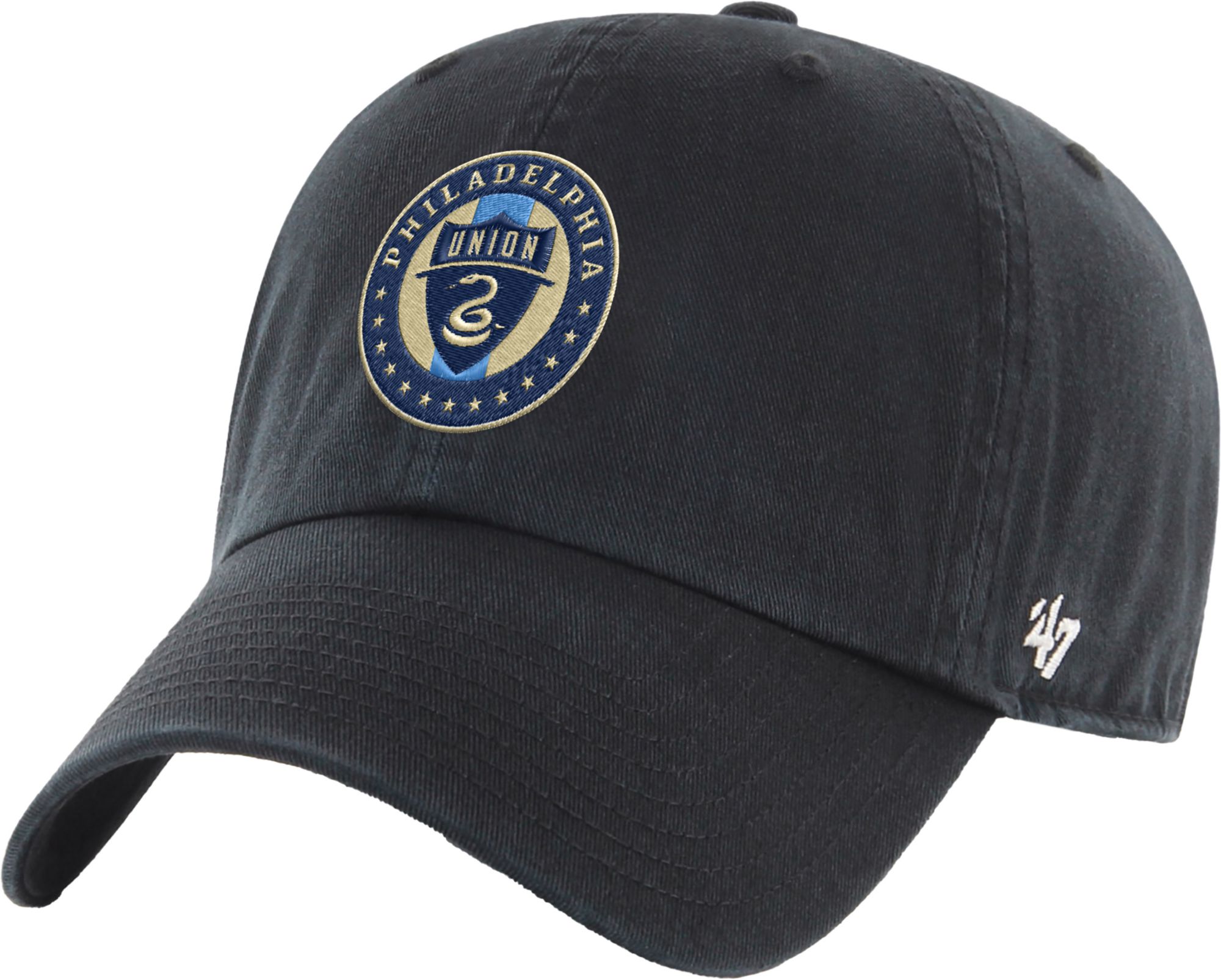 '47 Adult Philadelphia Union Black Logo Clean Up Adjustable Hat