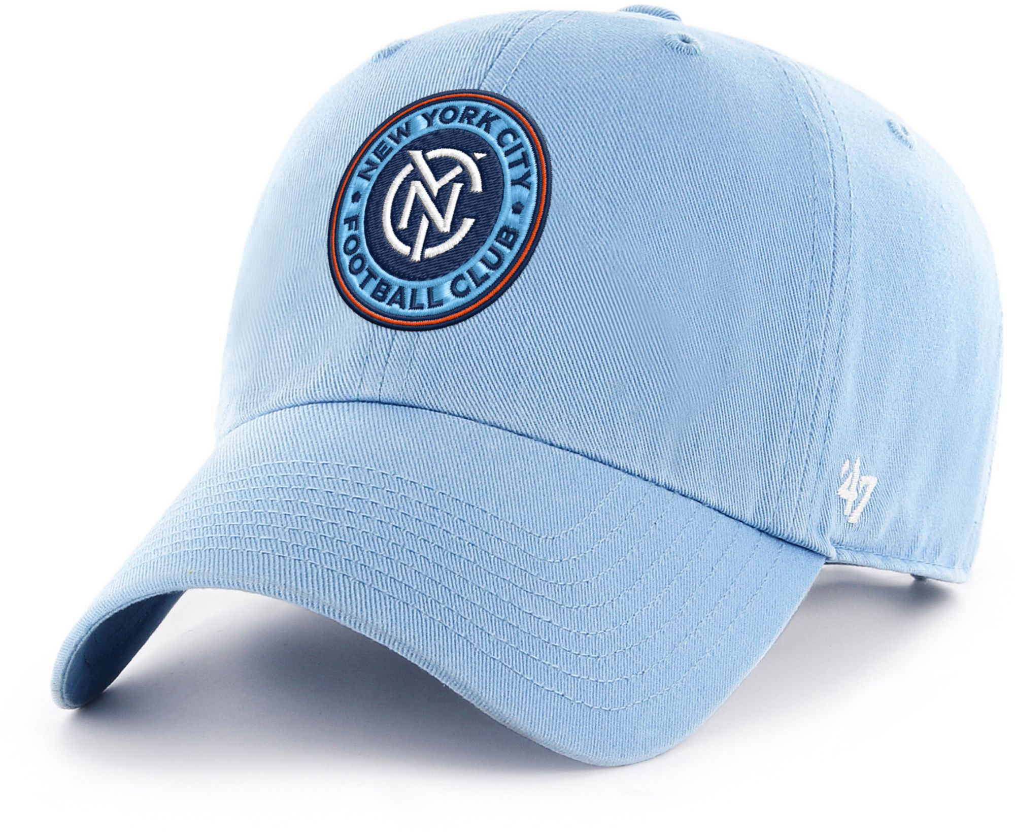 '47 Adult New York City FC Light Blue Logo Clean Up Adjustable Hat