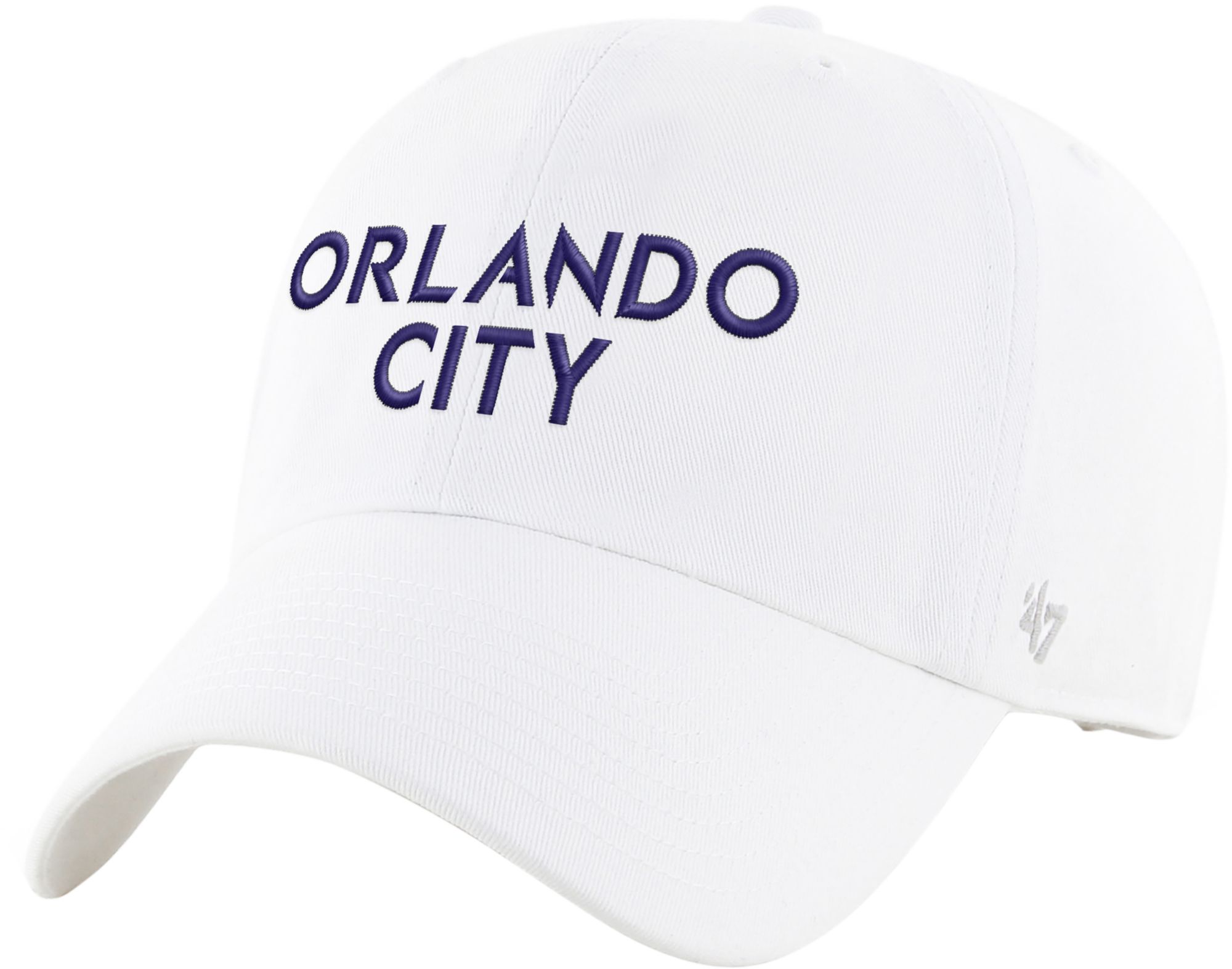 '47 Adult Orlando City White 2Hit Clean Up Adjustable Hat