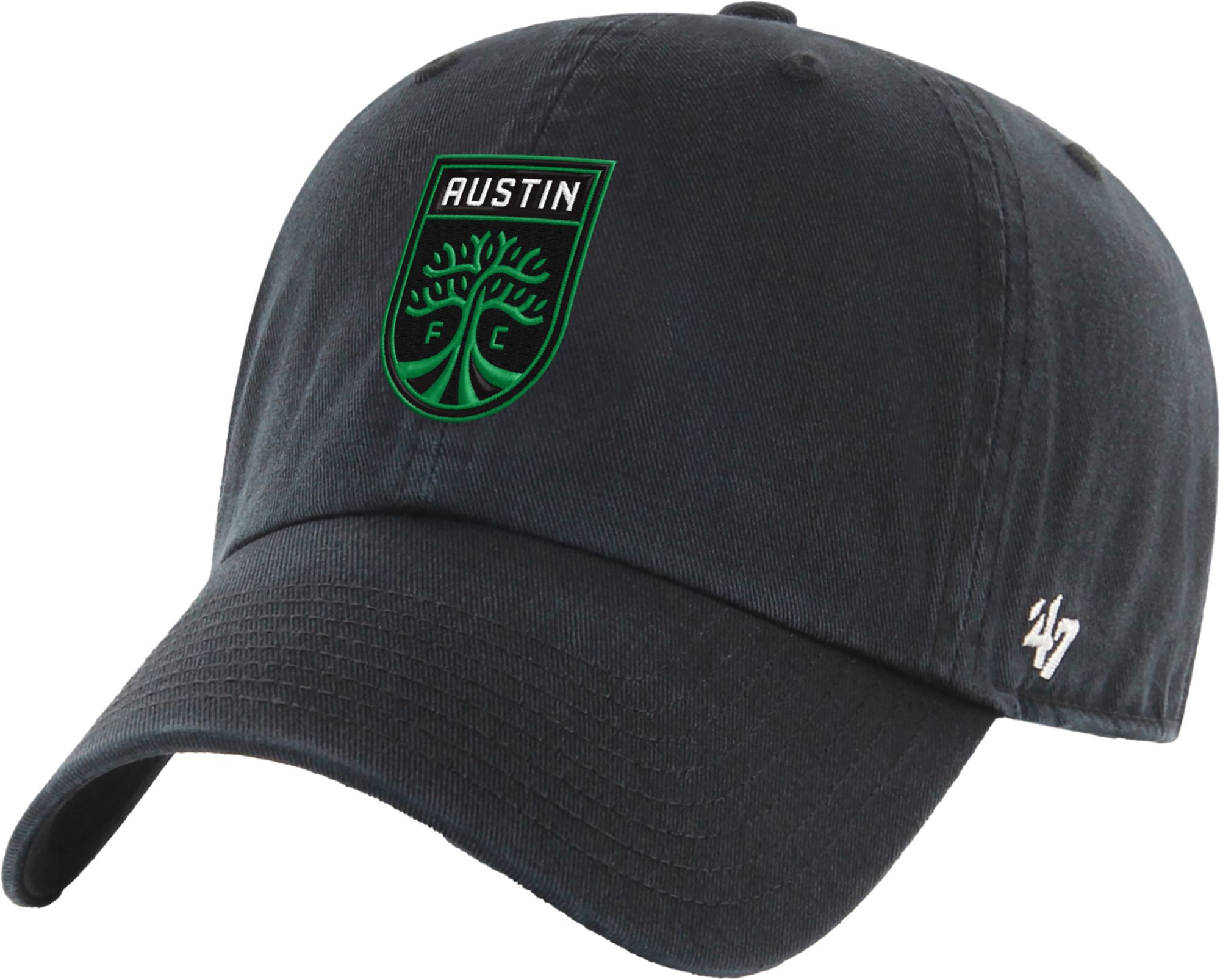 '47 Adult Austin FC Black Logo Clean Up Adjustable Hat