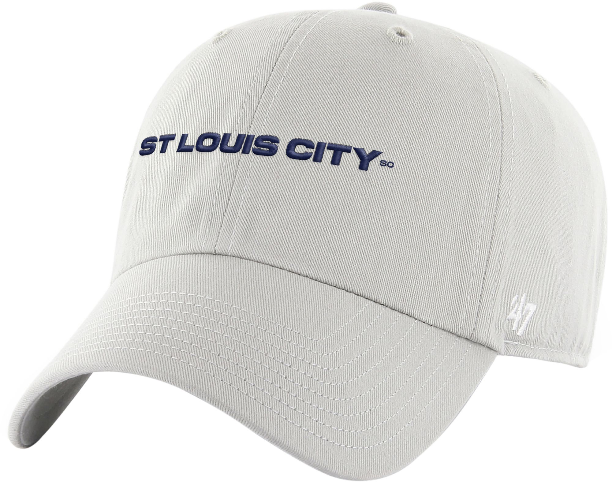 '47 Adult Real Salt Lake Grey 2Hit Clean Up Adjustable Hat