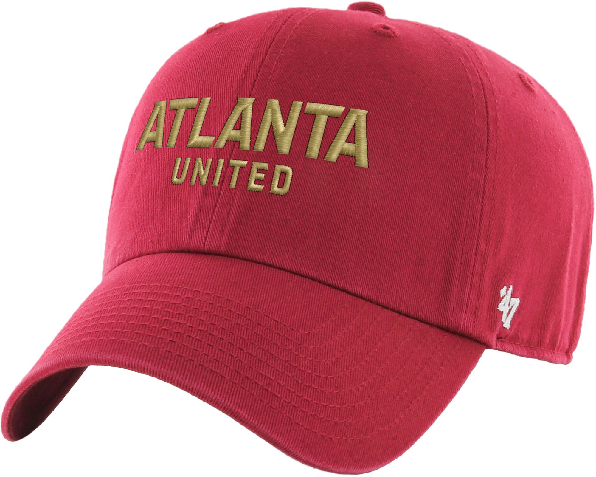'47 Adult Atlanta United Red 2Hit Clean Up Adjustable Hat