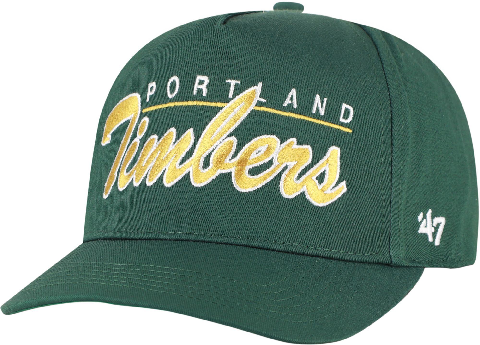 '47 Adult Portland Timbers Green Script Hitch Adjustable Hat
