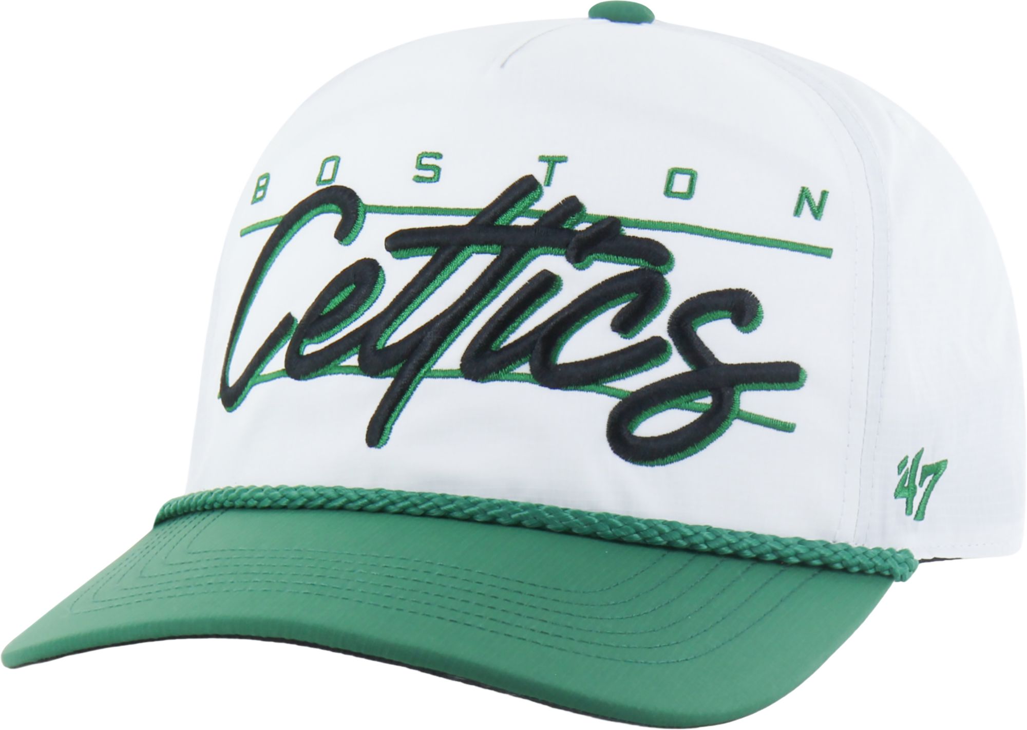 '47 Adult Boston Celtics White Condor Brrr Hitch Adjustable Hat