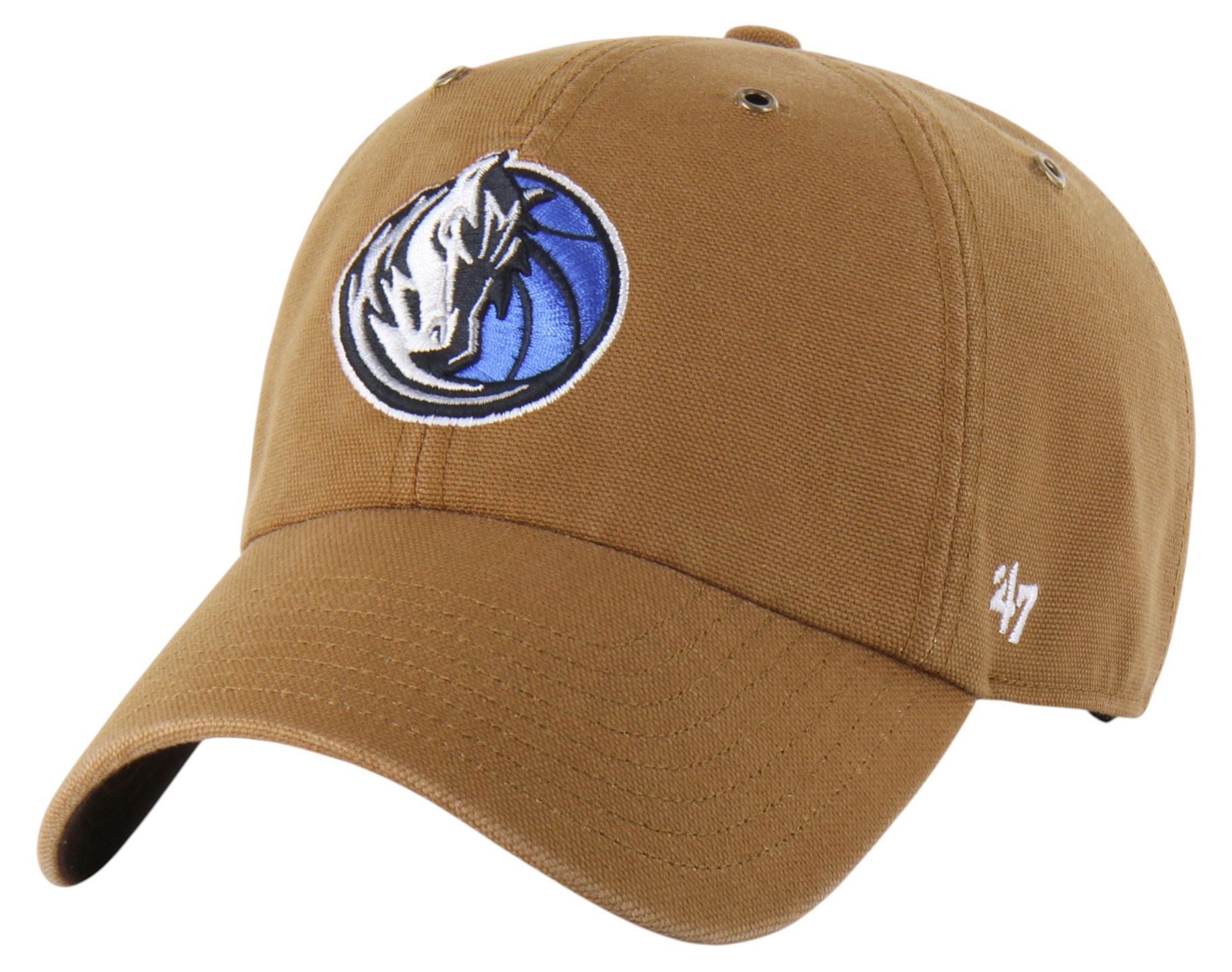 Carhartt x '47 Adult Dallas Mavericks Brown Clean Up Adjustable Hat
