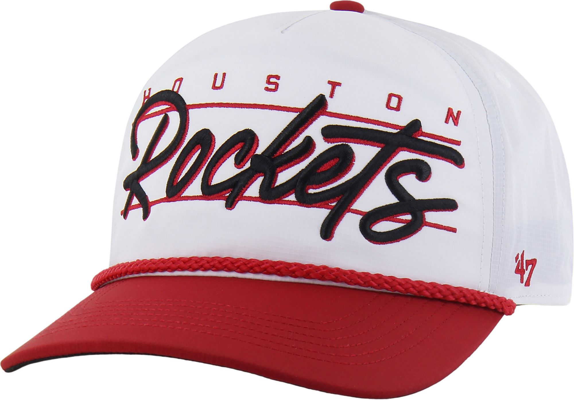 '47 Adult Houston Rockets White Condor Brrr Hitch Adjustable Hat