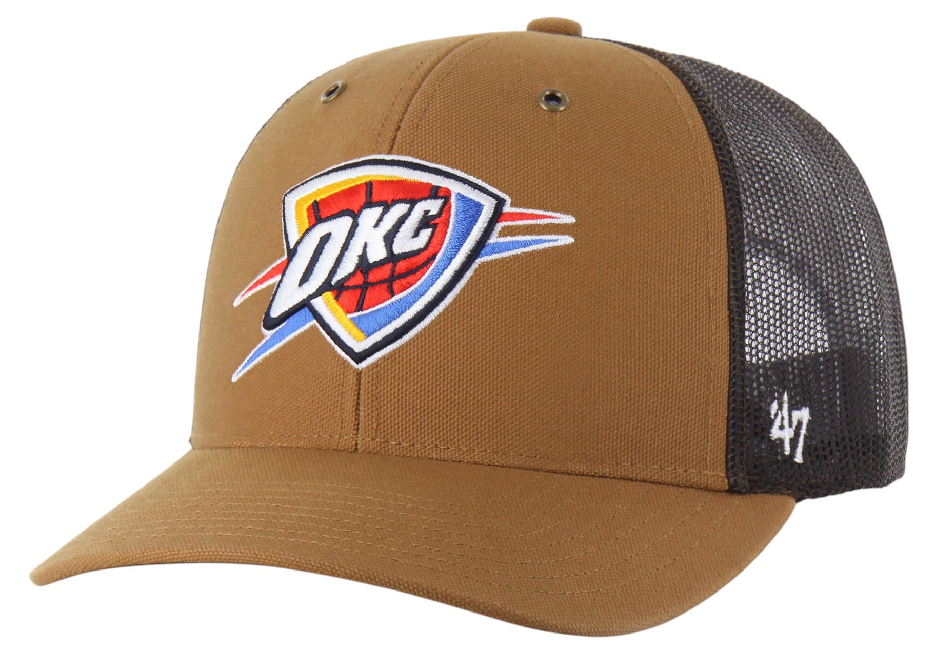 Carhartt x '47 Adult Oklahoma City Thunder Brown Adjustable Trucker Hat