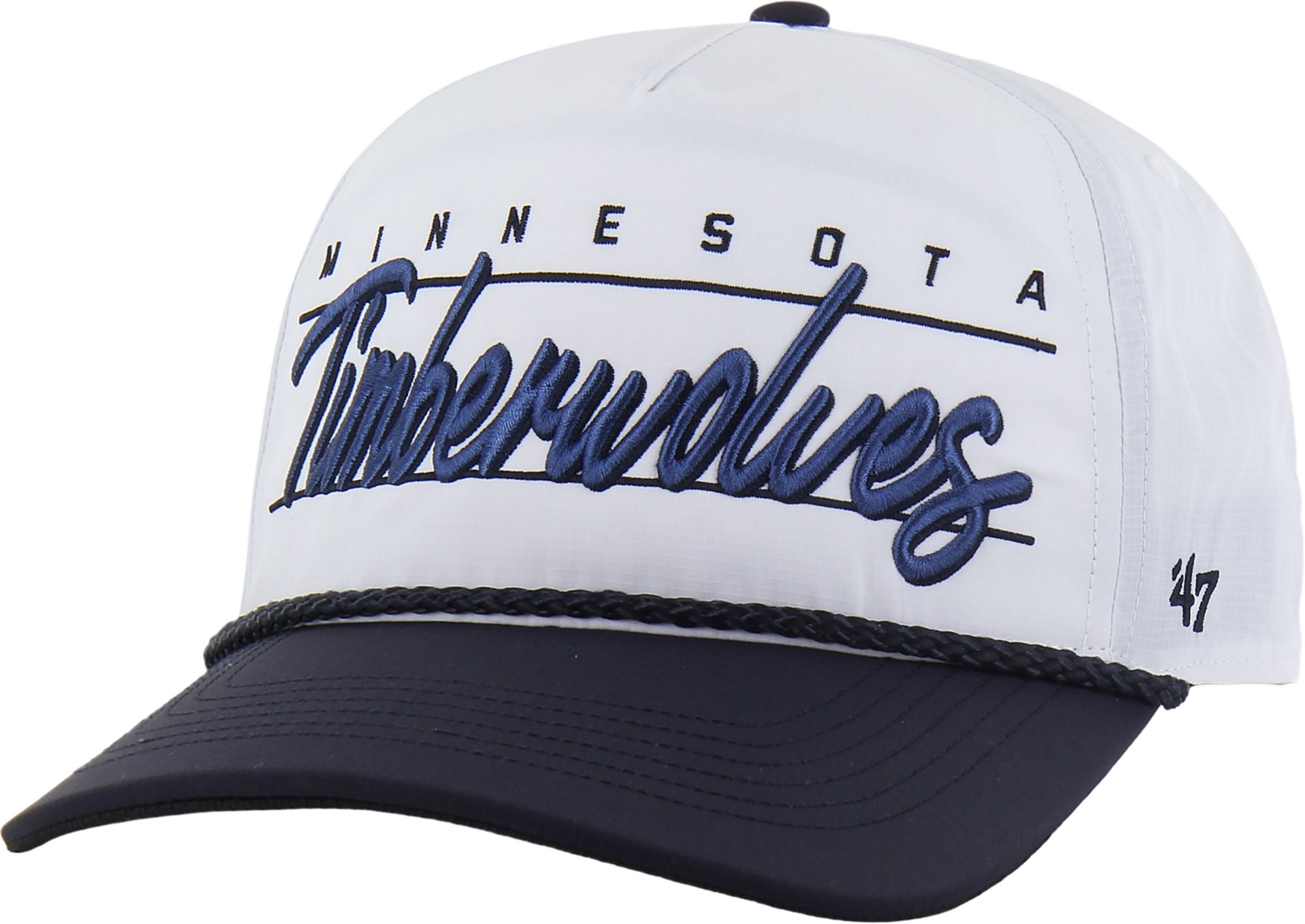 '47 Adult Minnesota Timberwolves White Condor Brrr Hitch Adjustable Hat