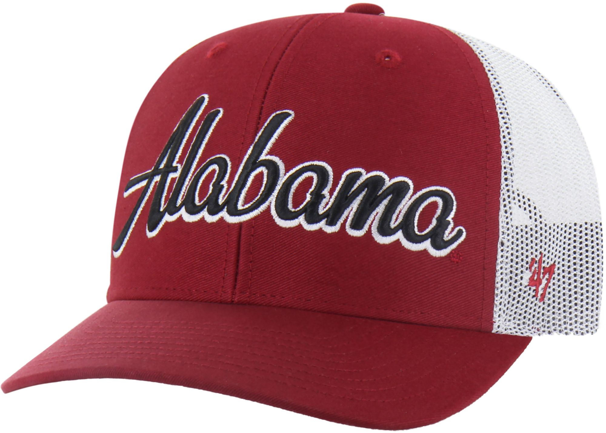 '47 Adult Alabama Crimson Tide Razor Red Overhand Adjustable Trucker Hat