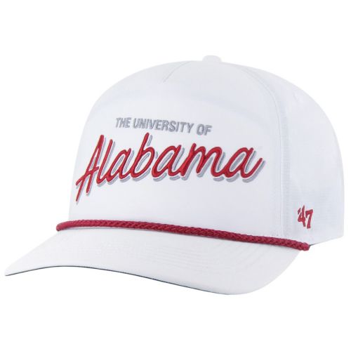 47 Men's Alabama Crimson Tide White Downburst Hitch Rope