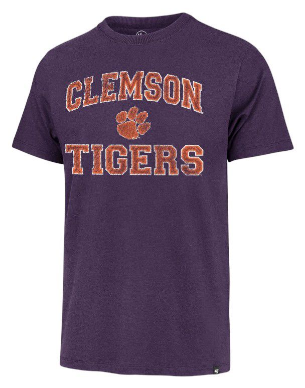 '47 Adult Clemson Tigers Purple Union Arch T-Shirt