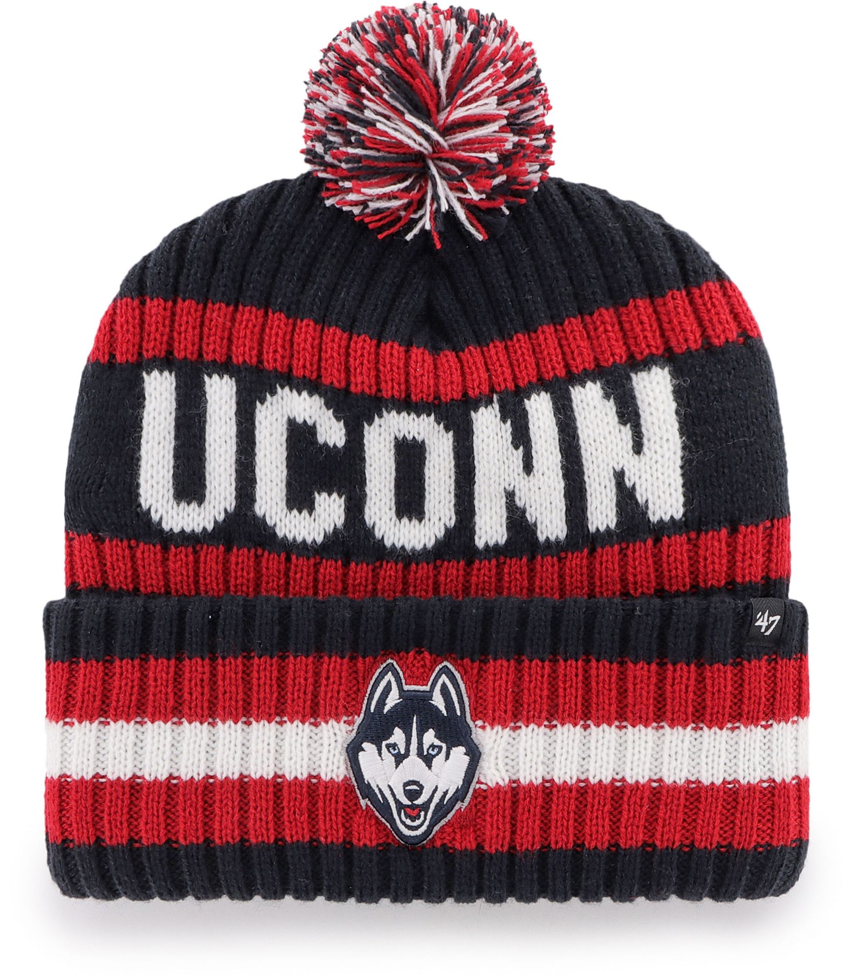 '47 Adult Connecticut Huskies Navy Bering Knit Beanie