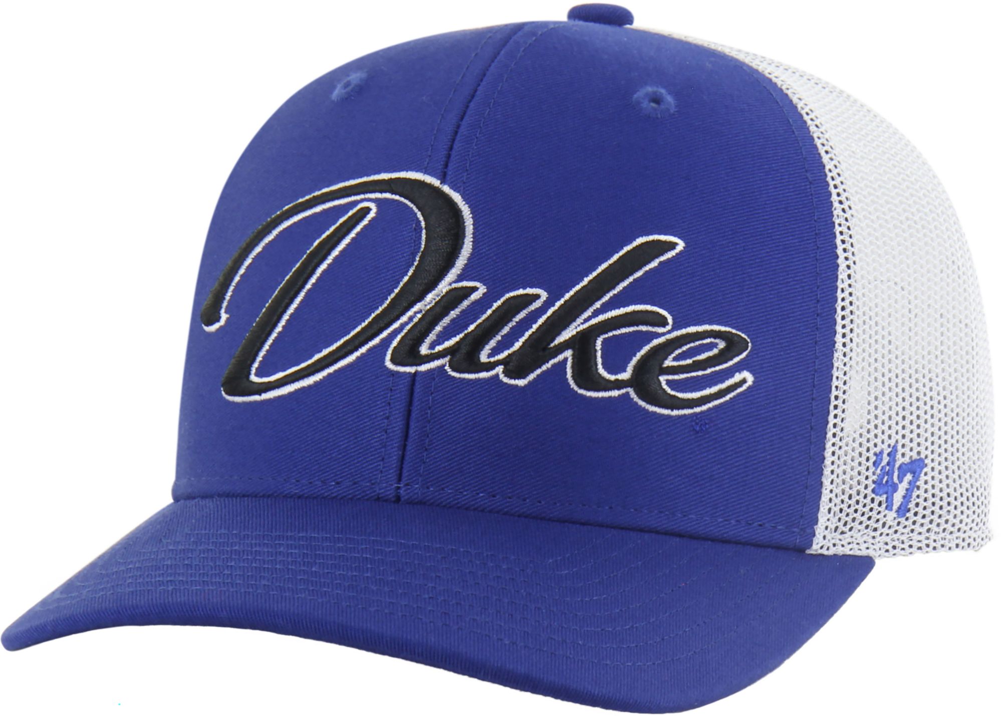 '47 Adult Duke Blue Devils Royal Overhand Adjustable Trucker Hat