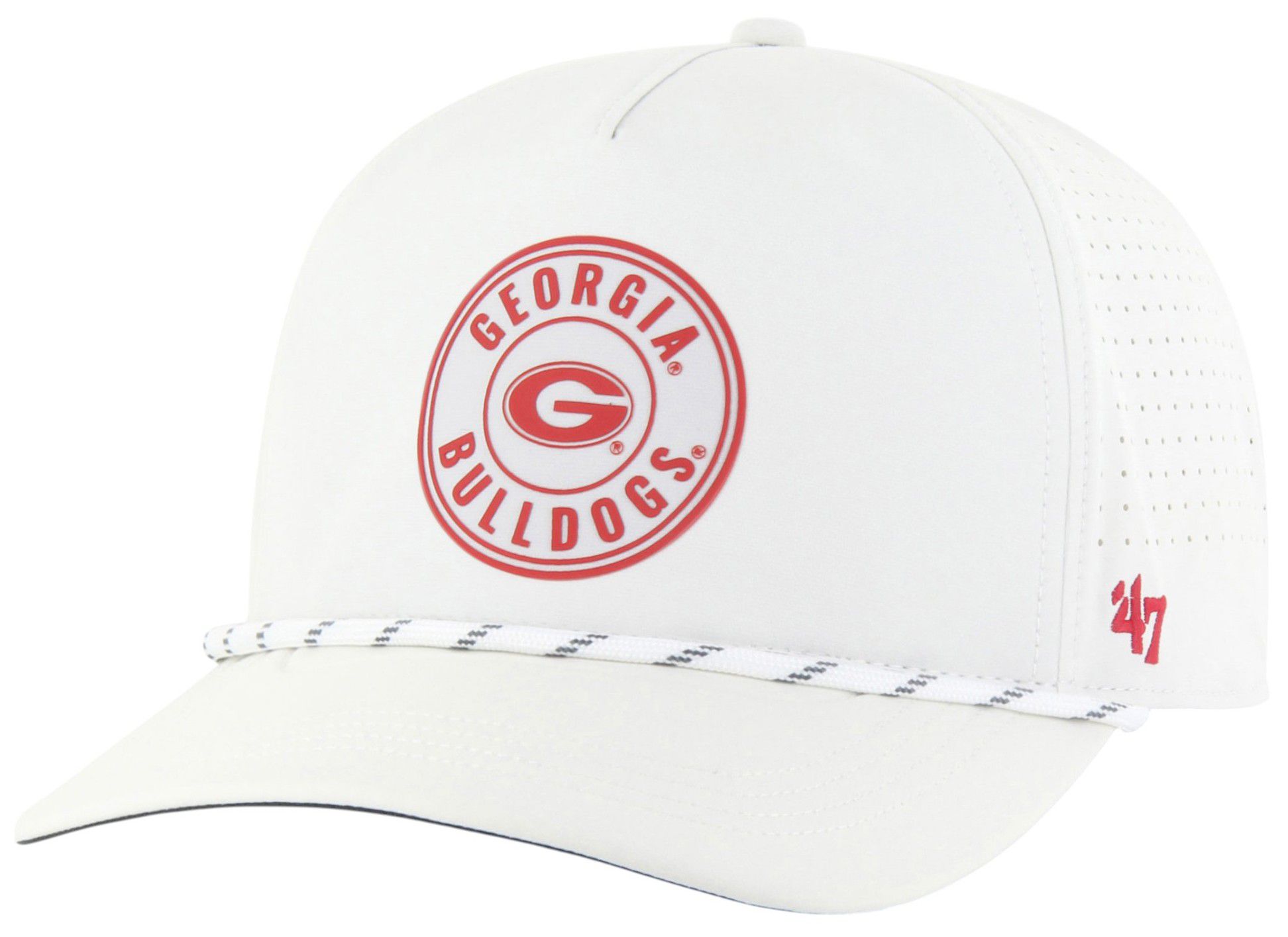 '47 Adult Georgia Bulldogs Chalk Brr Fairway Hitch Adjustable Hat