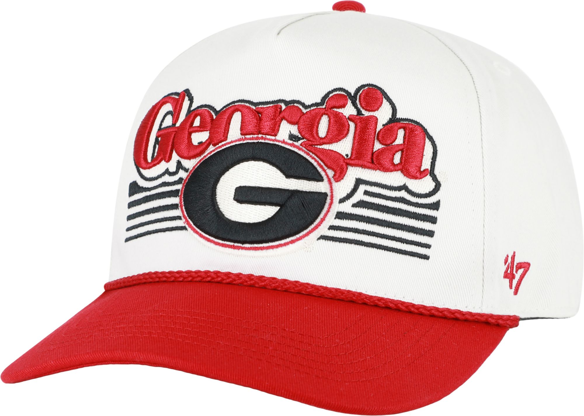 '47 Adult Georgia Bulldogs Sandstone Script Fade Hitch Adjustable Hat