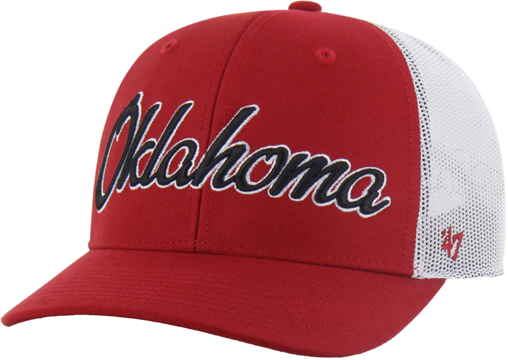 '47 Adult Oklahoma Sooners Cayenne Overhand Adjustable Trucker Hat