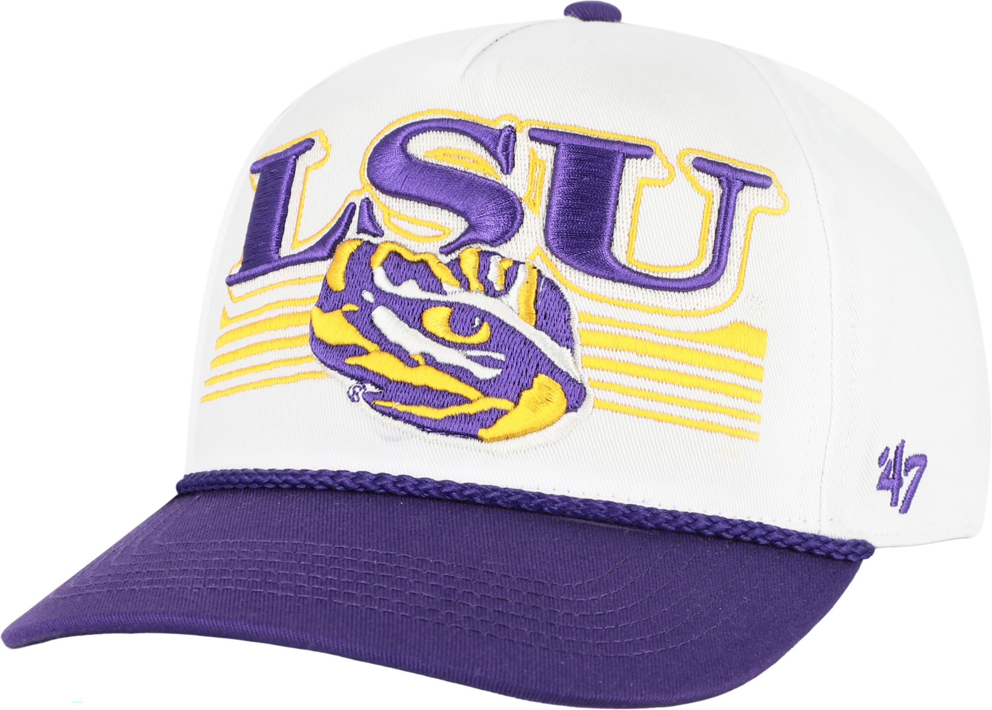 '47 Adult LSU Tigers Sandstone Script Fade Hitch Adjustable Hat