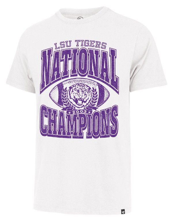 '47 Adult LSU Tigers White Franklin T-Shirt