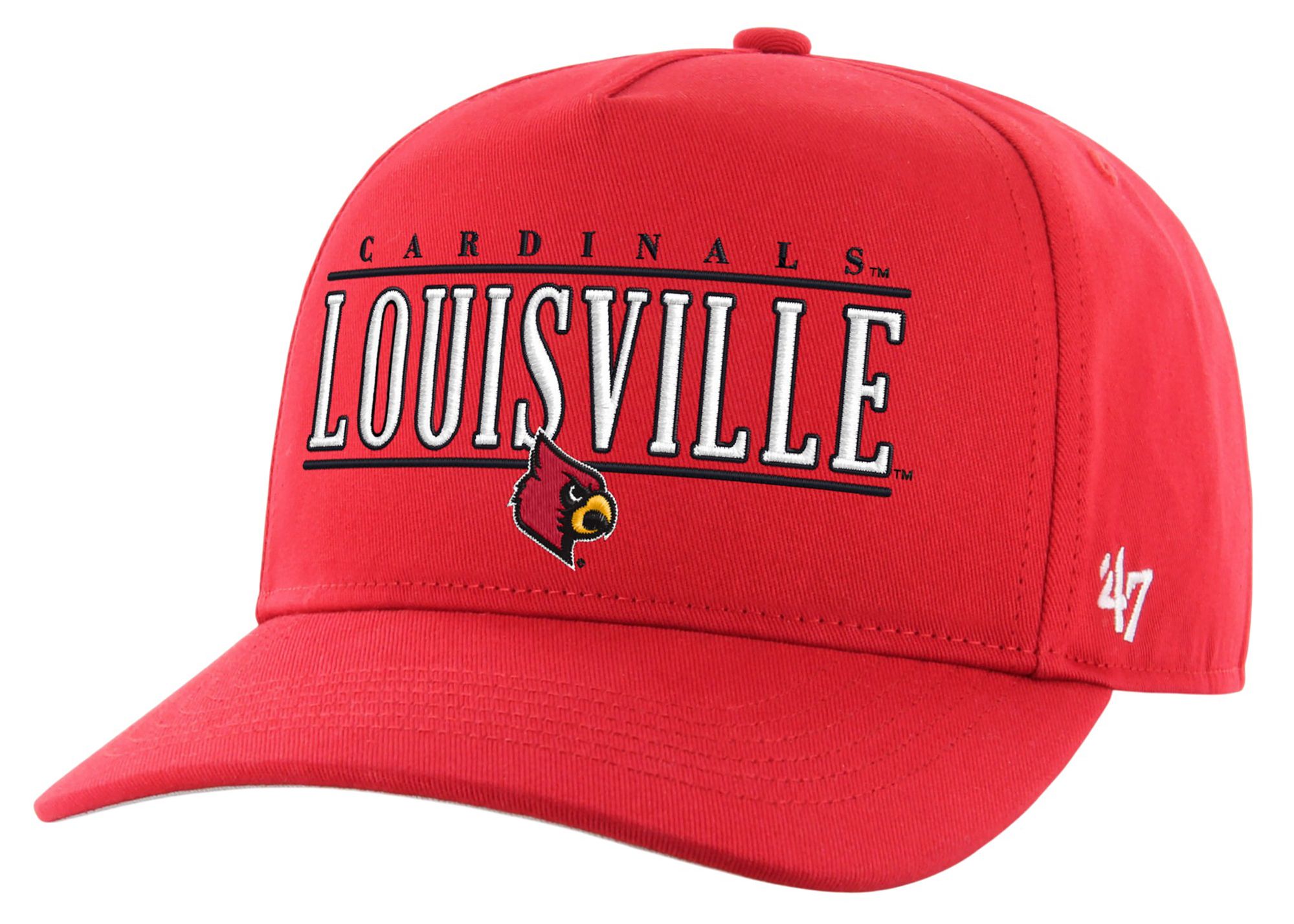 '47 Adult Louisville Cardinals Red Line Hitch Adjustable Hat