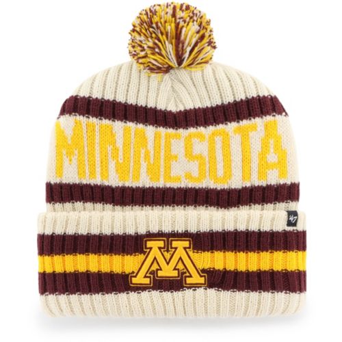 New Era NFL Minnesota Golden Gophers Embroidered Maroon Yellow Beanie OS Men main image 2