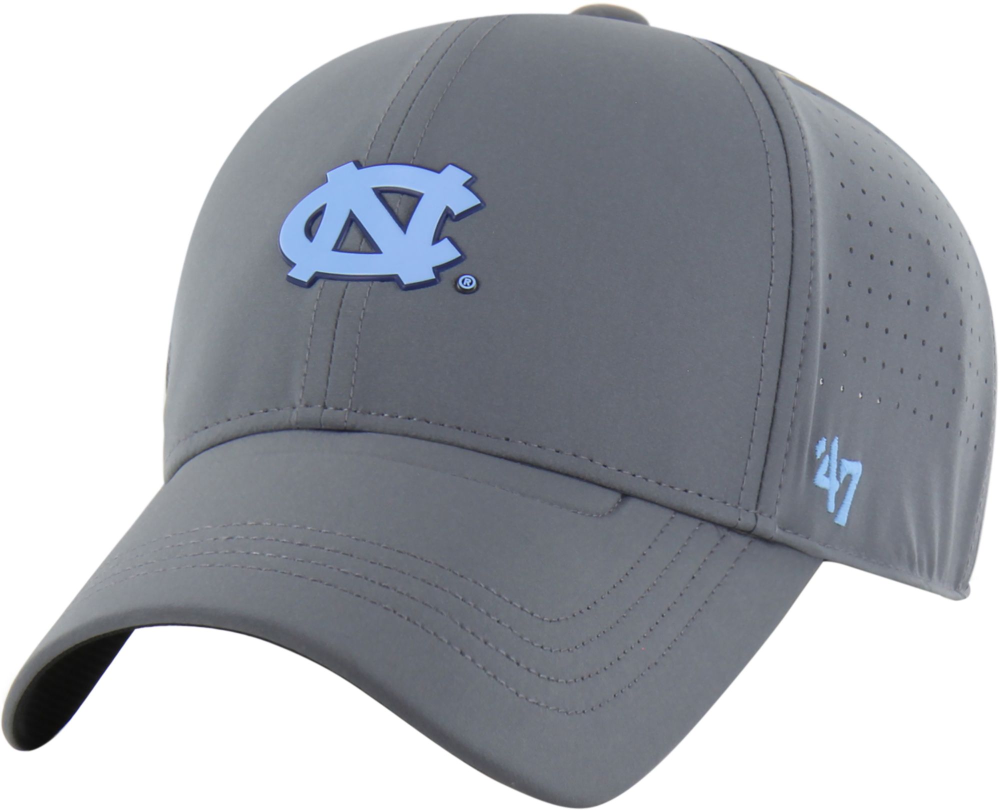 '47 Adult North Carolina Tar Heels Shadow Grey Cycle MVP Adjustable Hat