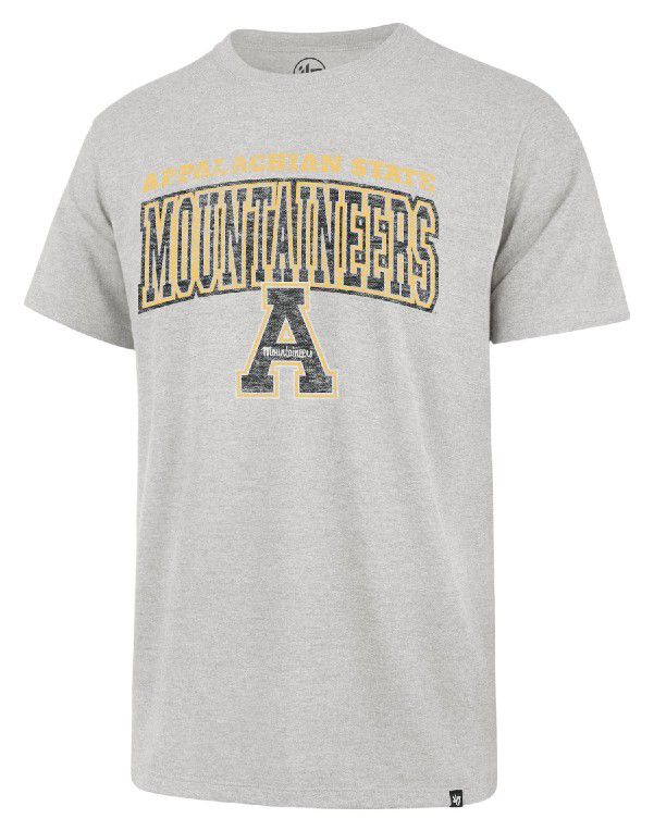 '47 Adult Appalachian State Mountaineers Grey Dome Over T-Shirt
