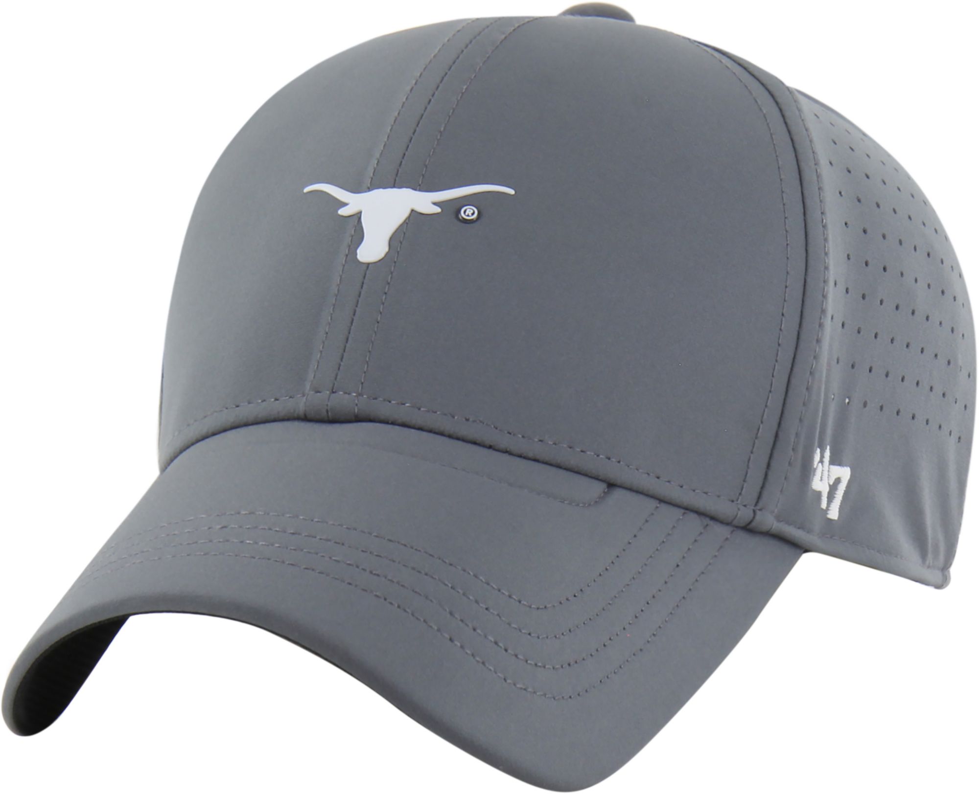 '47 Adult Texas Longhorns Shadow Grey Cycle MVP Adjustable Hat
