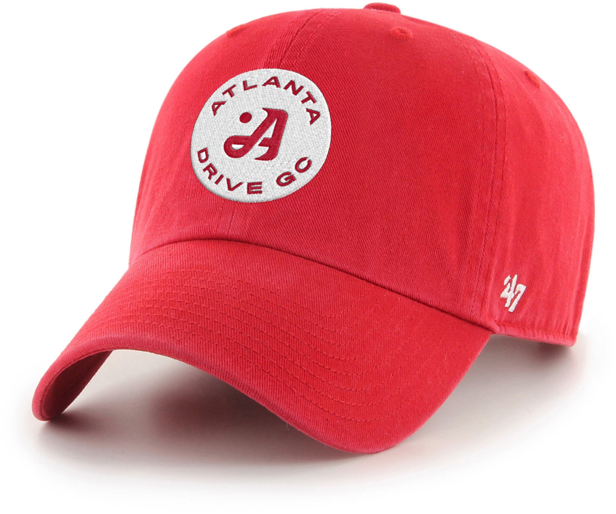 '47 Adult TGL Atlanta Drive GC Red Clean Up Adjustable Hat