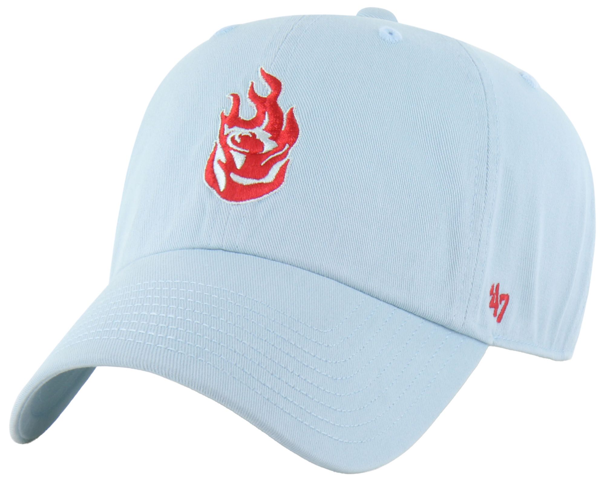 '47 Adult Portland Fire Blue Logo Clean Up Adjustable Hat