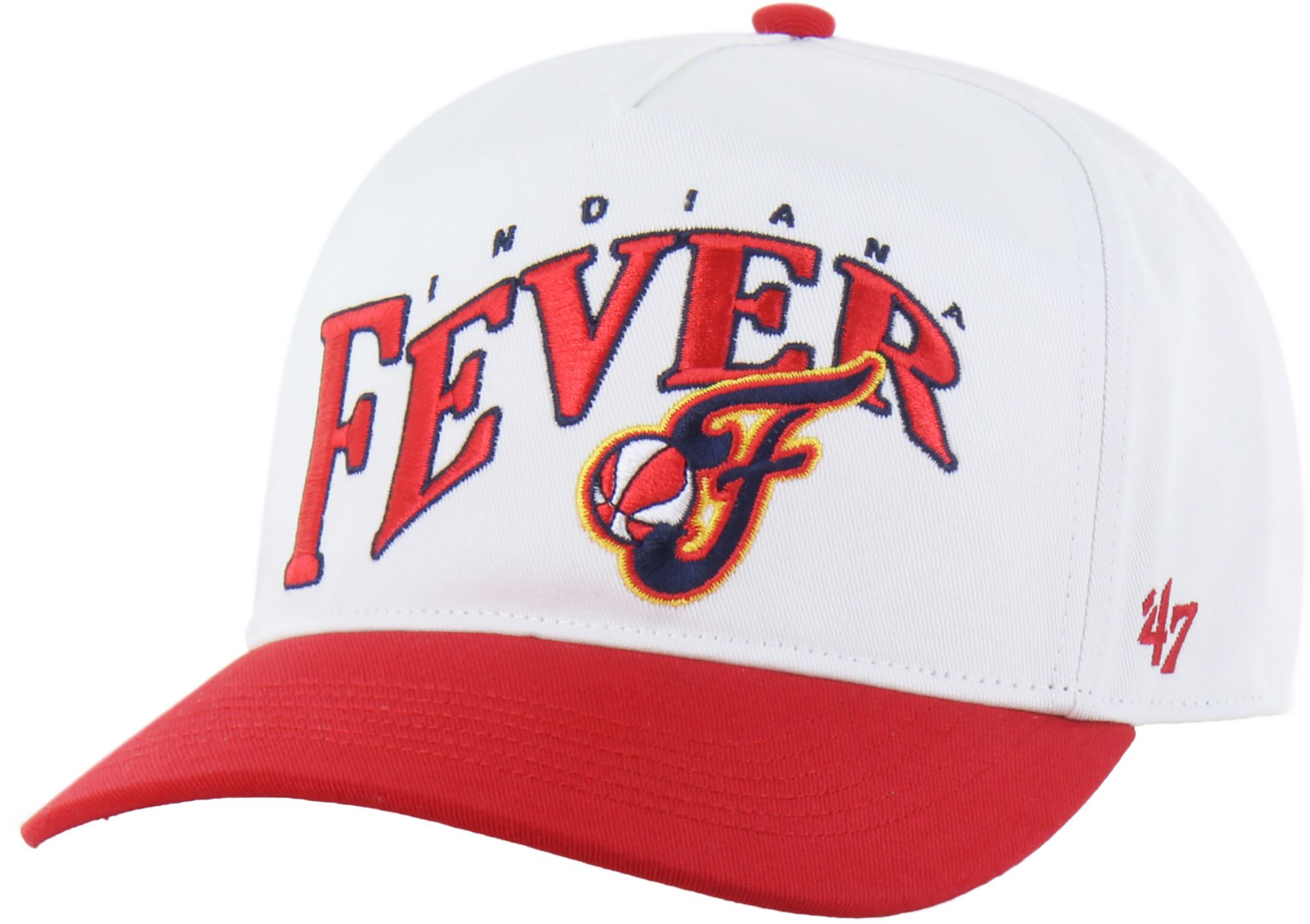 '47 Adult Indiana Fever White Wave Hitch Adjustable Hat