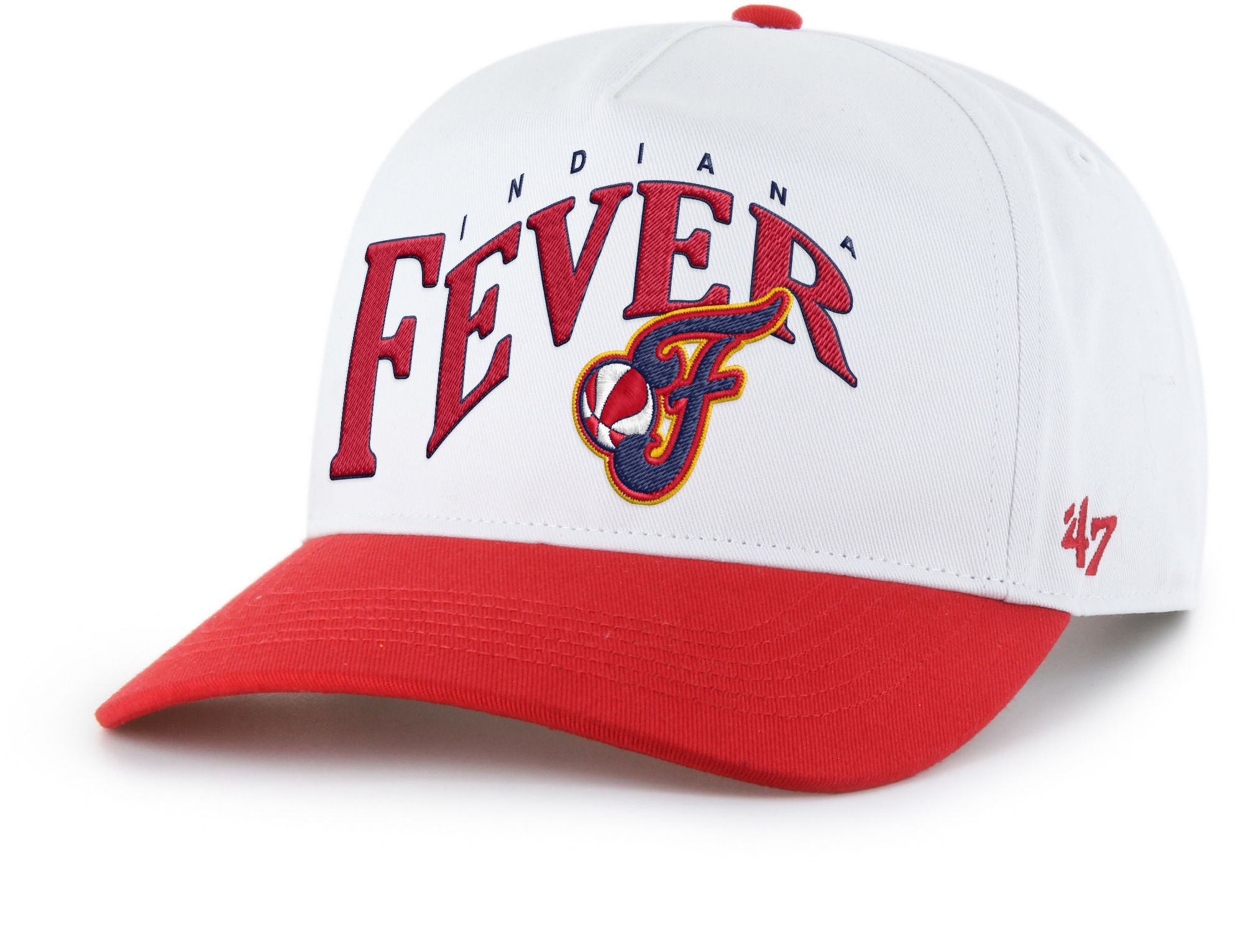 '47 Adult Indiana Fever White Wave Hitch Adjustable Hat