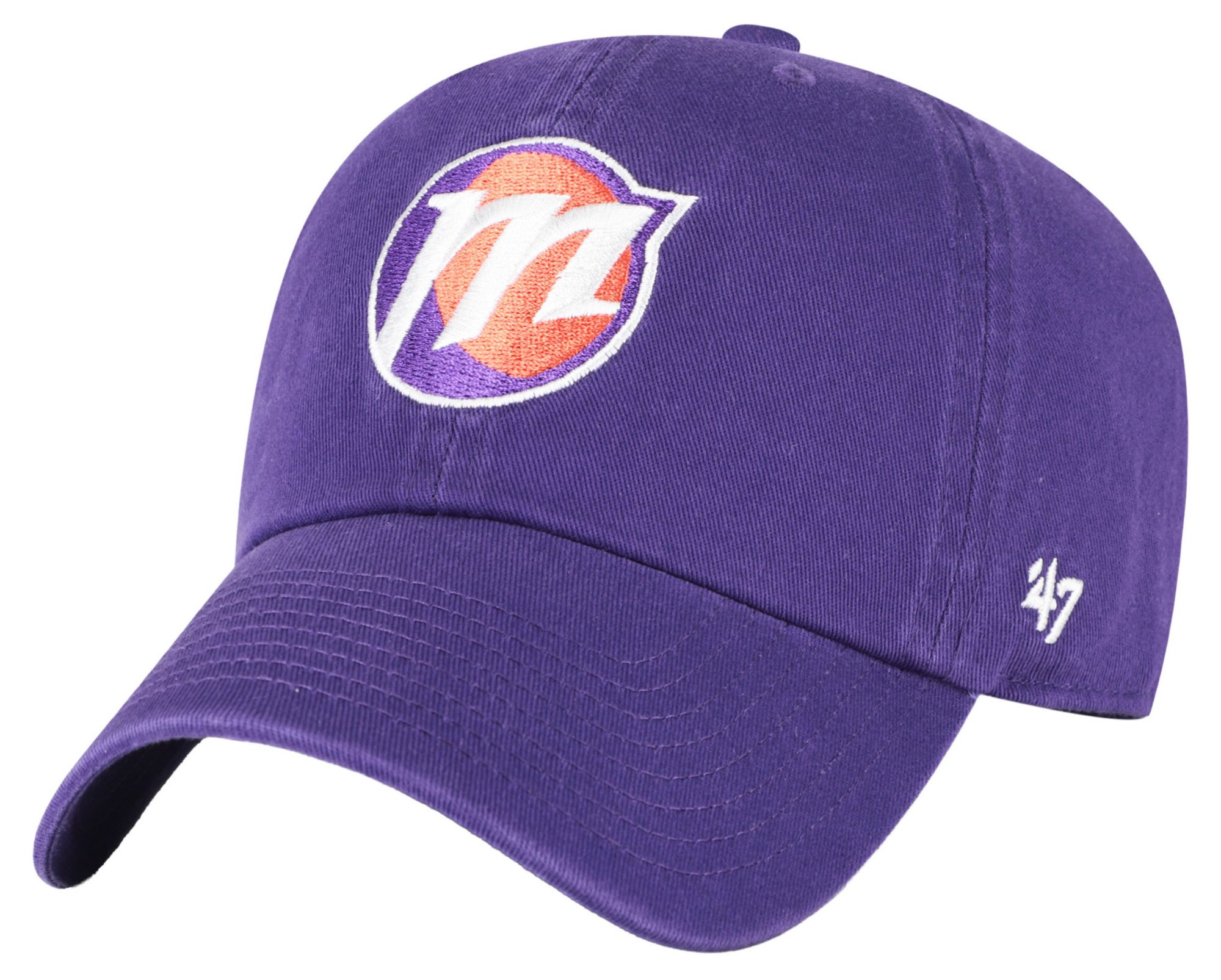 '47 Adult Phoenix Mercury Purple Logo Clean Up Adjustable Hat