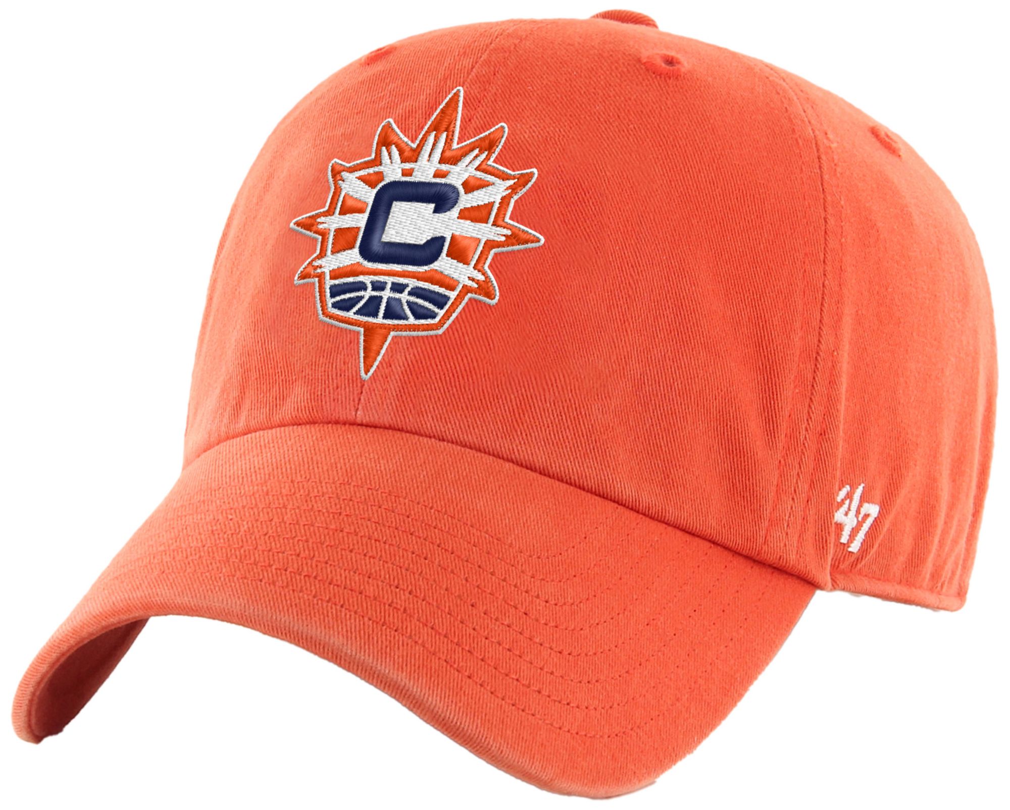 '47 Adult Connecticut Sun Orange Logo Clean Up Adjustable Hat