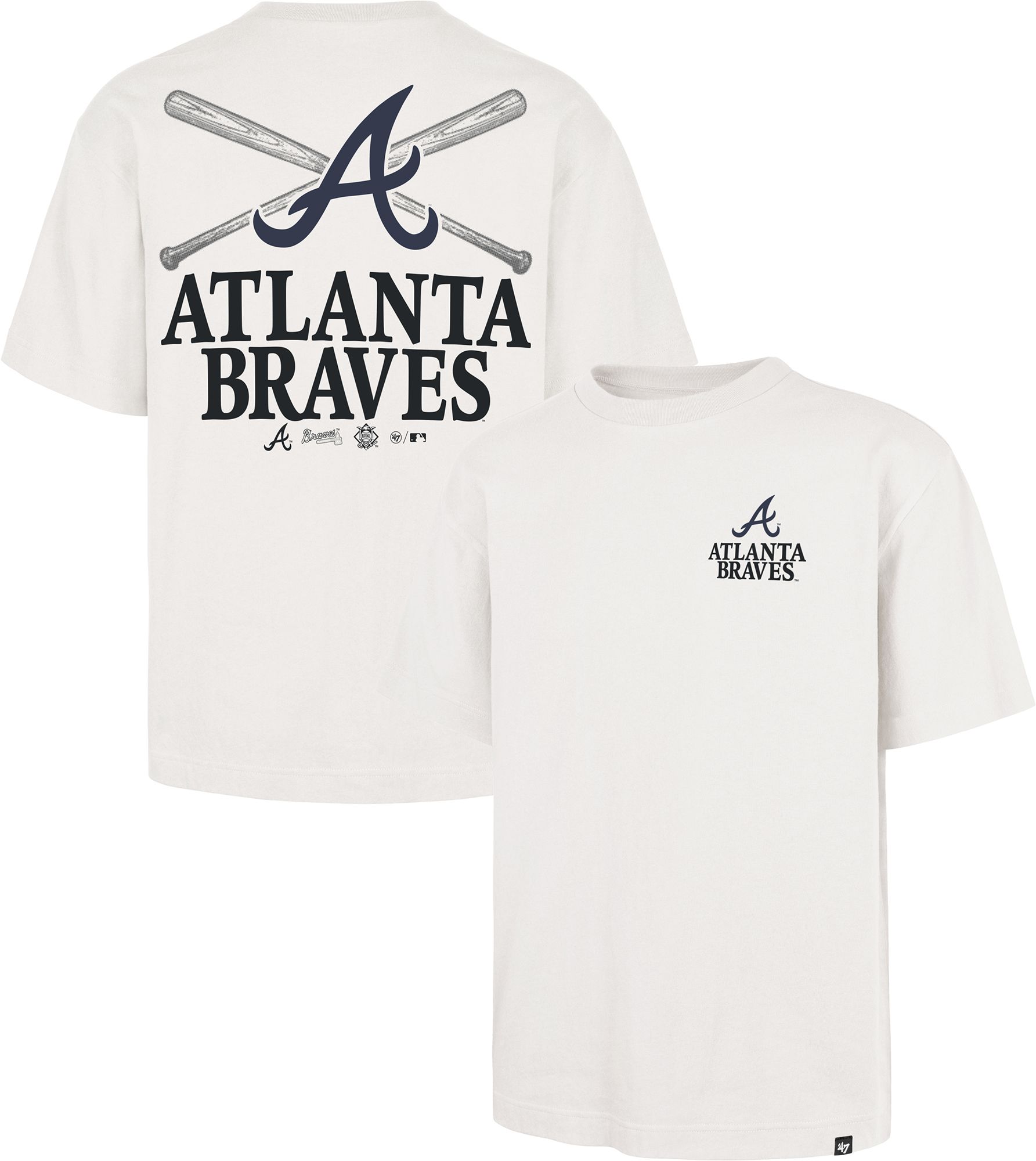 '47 Men's Atlanta Braves Sandstone Foundation T-Shirt