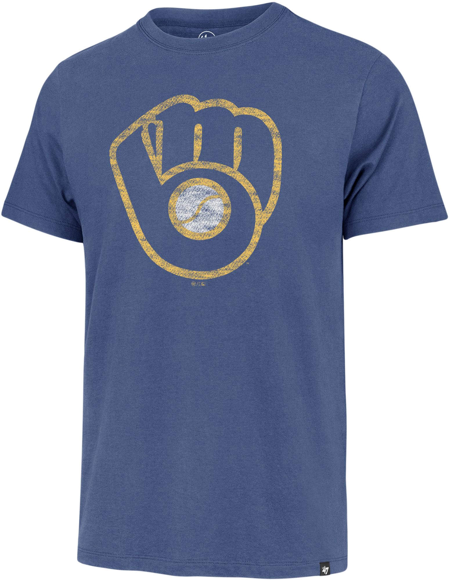 '47 Men's Milwaukee Brewers Royal Premier Franklin T-Shirt