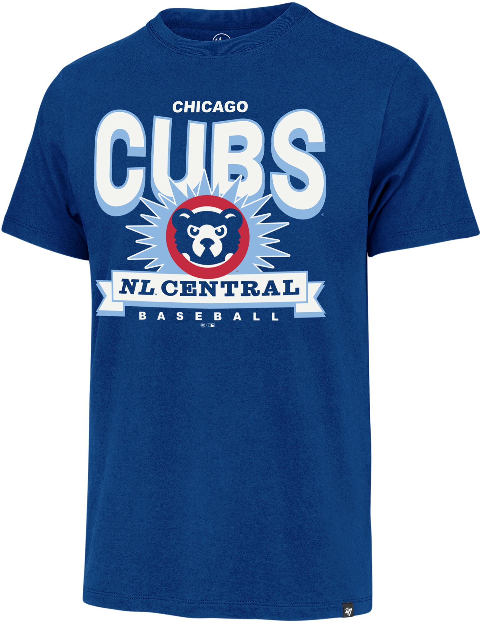'47 Men's Chicago Cubs Blue Cooperstown Twelve Six Franklin T-Shirt