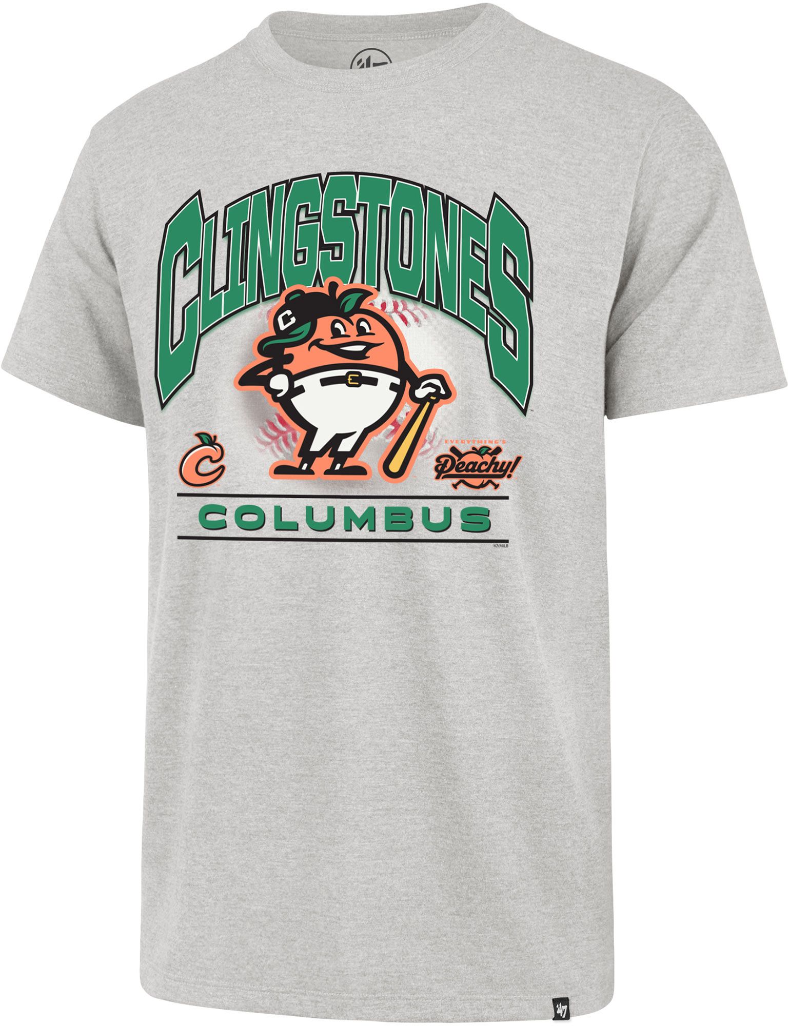 47 Men's Frederick Keys Grey Bunt Franklin T-Shirt