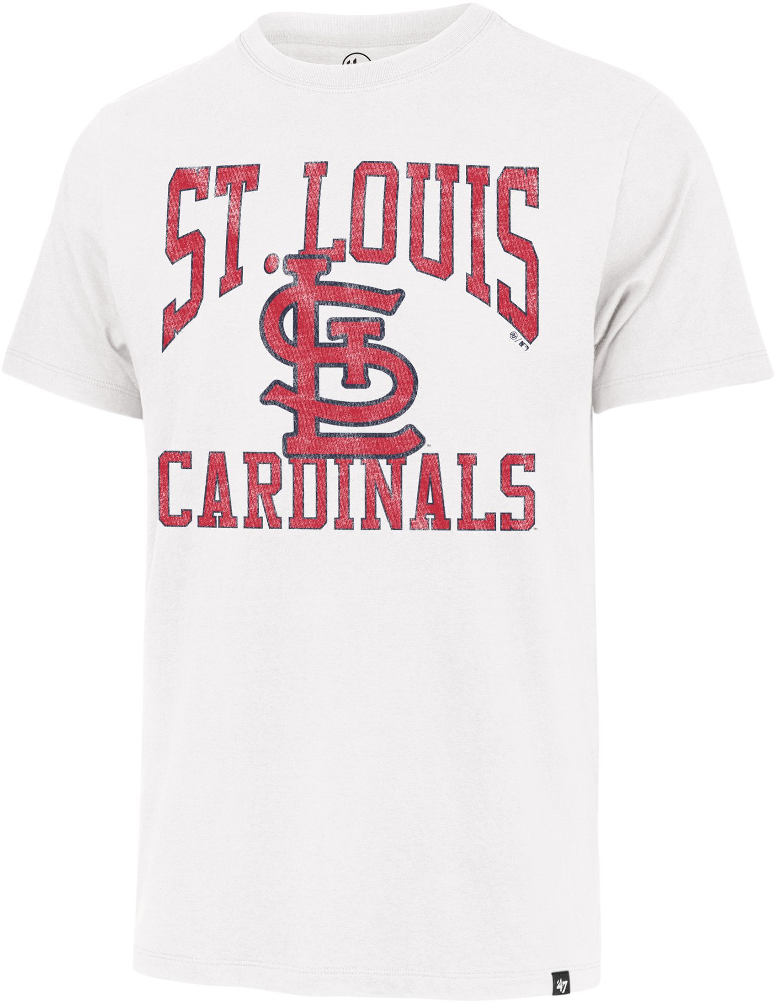 '47 Men's St. Louis Cardinals White Wash Franklin T-Shirt